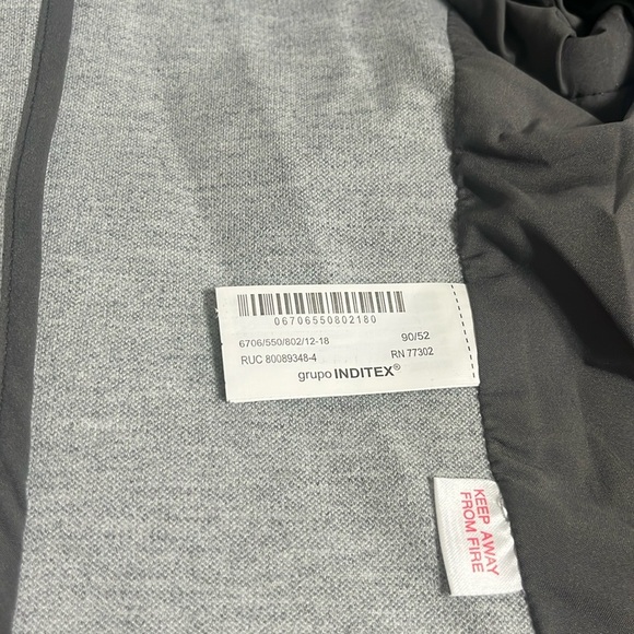 ZARA STRETCH SUIT JACKET AND PANTS - Picture 9 of 16